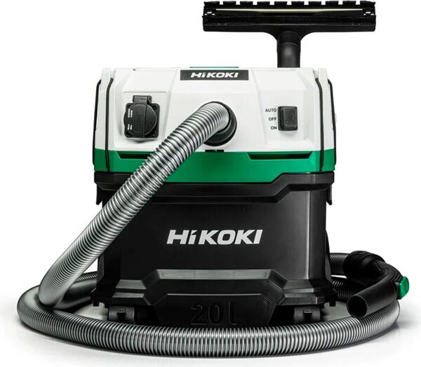 HIKOKI RP200YLWAZ - Vysávač na mokré a suché vysávanie, viacfarebný, 1200 W, 20 l