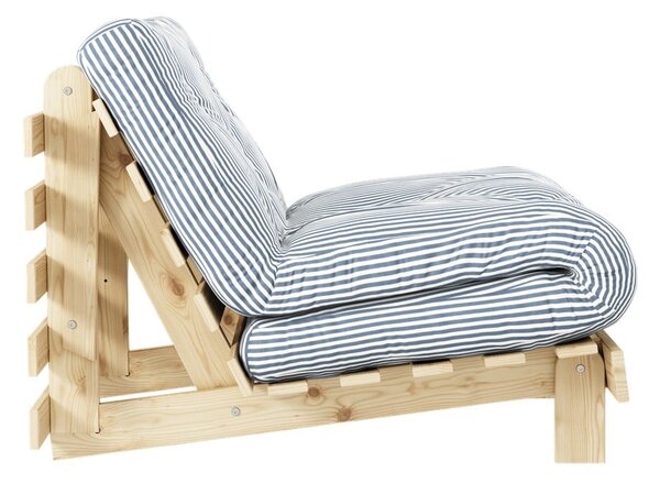 Biele/svetlo modré kreslo Roots - Karup Design