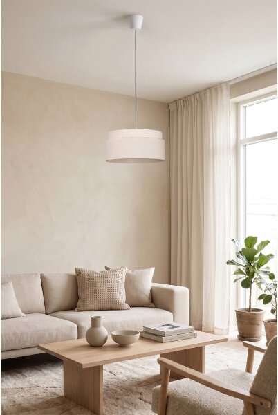 Brilagi - Luster na lanku PADOVA 1xE27/60W/230V pr. 40 cm krémový