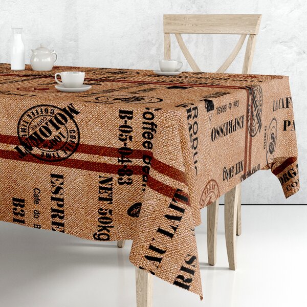Obrus ​​PVC Mo-6039 - Coffee - Role 140cm x 20m