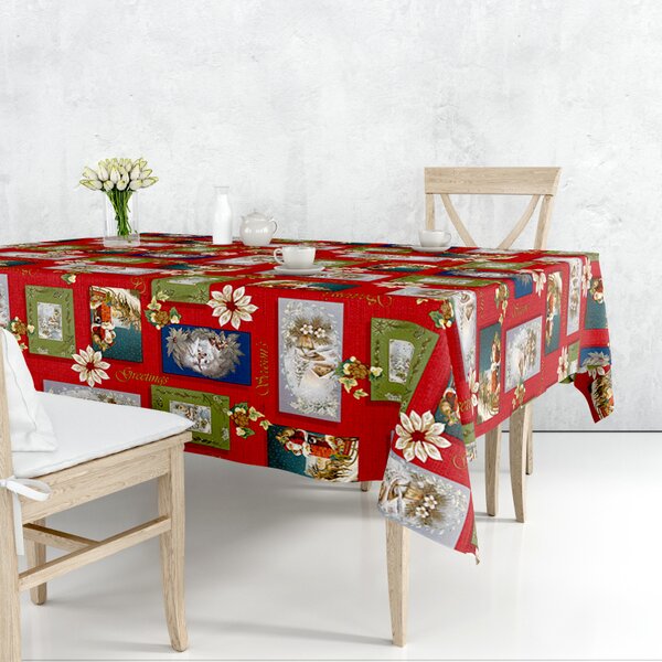 Obrus ​​PVC FL-1388-01 - vianočný 140cm x20m