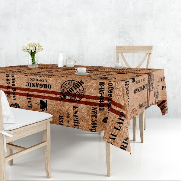 Obrus ​​PVC Mo-6039 - Coffee - Role 140cm x 20m