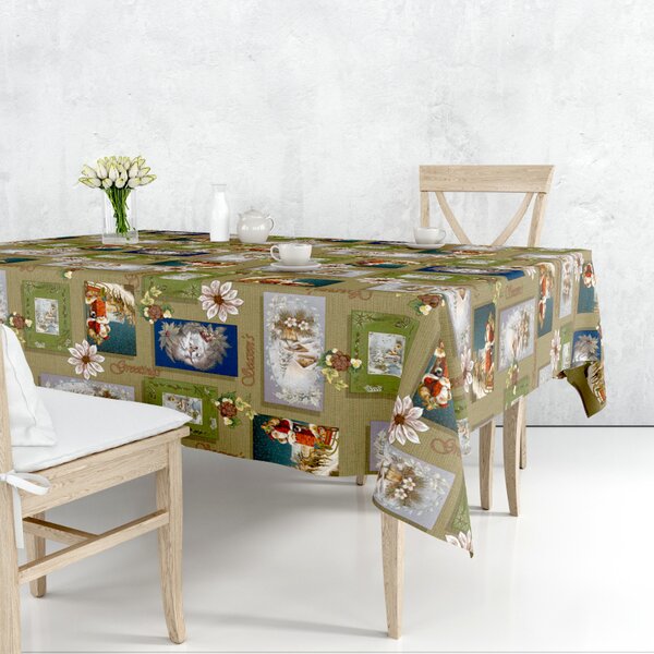 Obrus ​​PVC FL-1388-02 - vianočný 140cm x20m