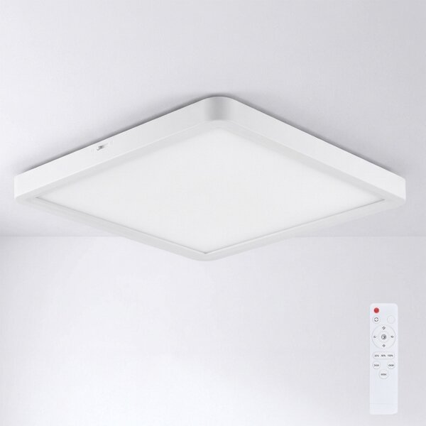 Brilagi - LED stmievateľné stropné svietidlo ESTELA SQUARE LED/36W/230V 31x31 cm biela + diaľkové ovládanie