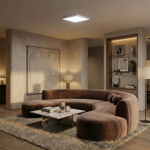 Brilagi - LED stmievateľné stropné svietidlo ESTELA SQUARE LED/36W/230V 31x31 cm biela + diaľkové ovládanie