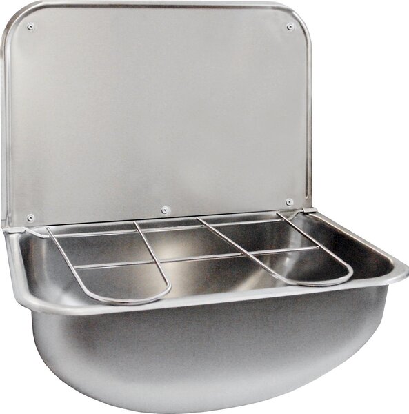 Drez KWC AR, SIRIUS, nerezová oceľ, 436x190x339 mm, sklopný rošt a splashback