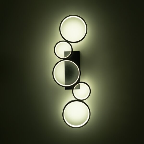 Brilagi - LED stmievateľné stropné svietidlo RINGO LED/34W/230V čierne + DO