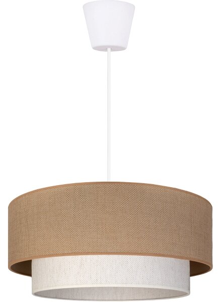 Brilagi - LED luster na lanku BOHO ECO 1xE27/10W/230V pr. 40 cm béžová/krémová