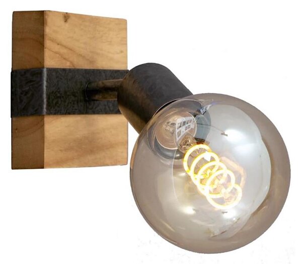 Briloner 2900-011 - Nástenné bodové svietidlo WOOD BASIC 1xE27/25W/230V