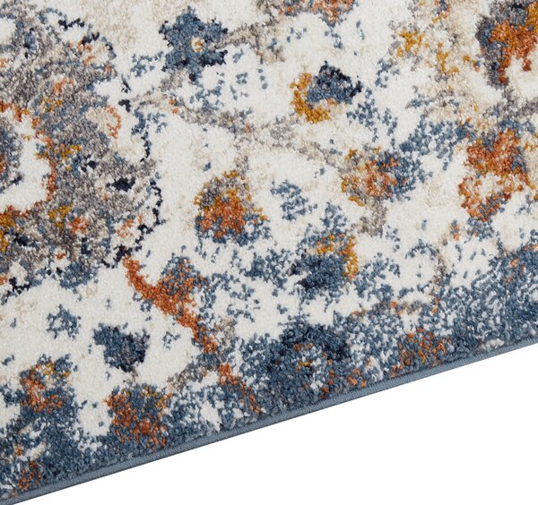 Koberec viacfarebný syntetický materiál 80 x 150 cm orientálny vzor jutová podšívka vintage tradičný štýl obývačka spálňa