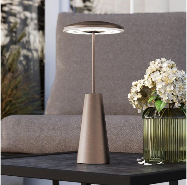 Eglo 900924 - LED Stmievateľná vonkajšia lampa PICCOLA 2,8W/5V 5200mAh IP54 béžová