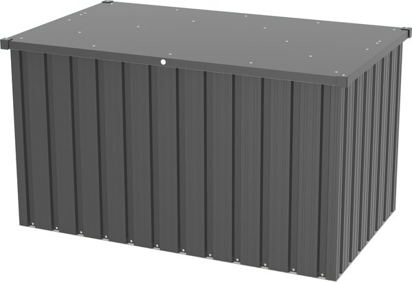 Záhradný úložný box Tepro Store M, 131,8 x 79,4 x 72,7 cm, antracit, oceľ