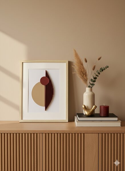 Moderný 3D obraz – abstraktná dekorácia do interiéru 20x30cm