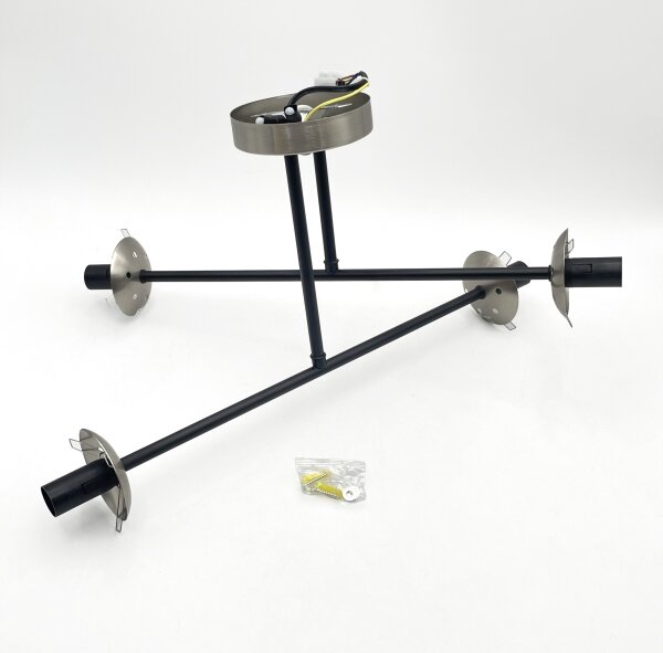 Brilagi - Prisadený luster MALIVA 4xE14/15W/230V matný chróm/dymová