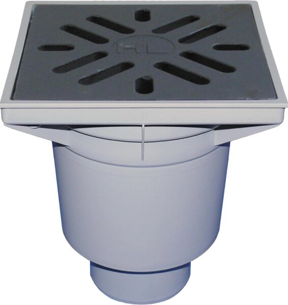 Hutterer & Lechner HL606/1 Perfektný. DN110 drez 244x244 mm Kst./226x226mm Liatina s ochranou proti mrazu. GK, 1 ks