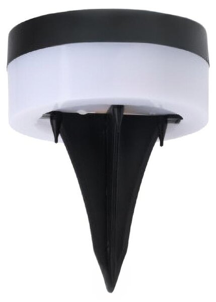 LED solárna záhradná lampa 12 cm Teplé biele svetlo Vodotesné