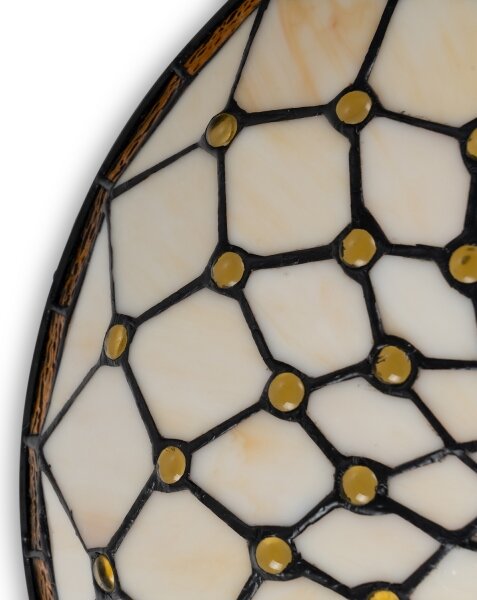 BRILAGI - Tiffany vitrážové stropné svietidlo IVORY 2xE27/60W/230V pr. 40 cm