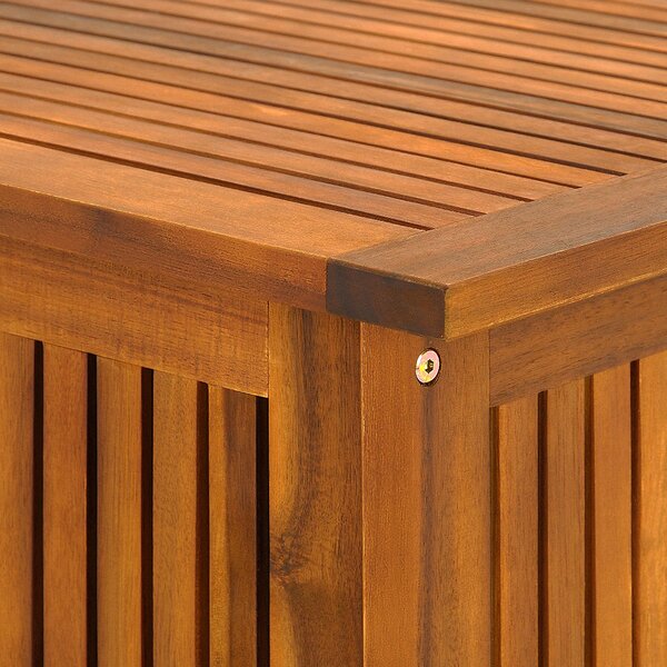 Drevený úložný box ACACIA, 117x50x59cm, prírodná hnedá Jurhan