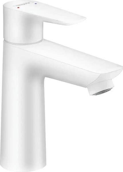 Hansgrohe Talis E umývadlová batéria 110 s odtokovou súpravou s ťahadlom, matná biela, 1 ks