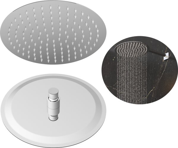 Granitan | Dažďová sprcha Slim - 30 cm - Chróm - Elegantný dizajn - Systém proti vodnému kameňu - Vysokokvalitné materiály