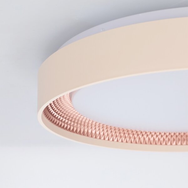 Brilagi - LED stmievateľné stropné svietidlo WALDO LED/48W/230V, priemer 40 cm, béžová/zlatá, s diaľkovým ovládaním