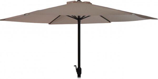 Slnečník Dia 300 cm hliník/polyester taupe