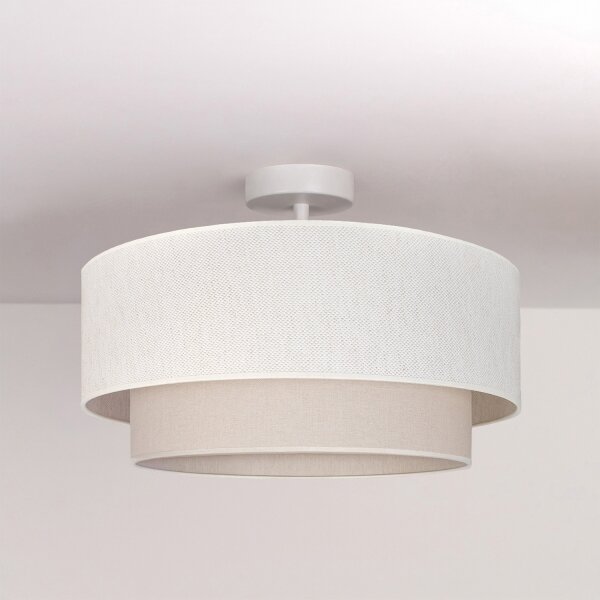 Brilagi - LED prisadený luster BOHO ECO 1xE27/10W/230V priemer 40 cm krémová
