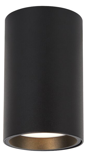 Stropné svietidlo Genesis, 1x čierne kovové tienidlo, (10 cm)