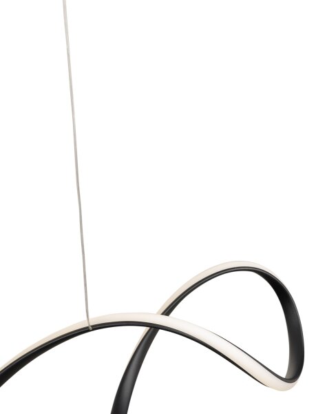 Brilagi - LED luster na lankách DNA LED/41W/230V 4100K čierny
