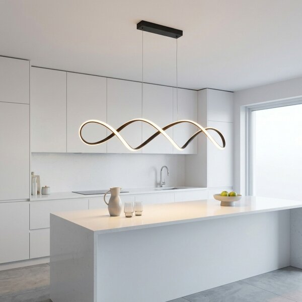 Brilagi - LED luster na lankách DNA LED/41W/230V 4100K čierny