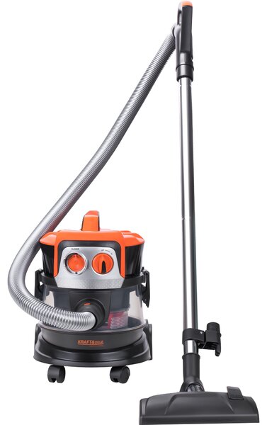 Kraft&Dele KD5149 Cyklónový priemyselný vysávač 2000 W - 9 l, bezvreckový, 2 v 1 (vysávač a fukár), 4 hubice