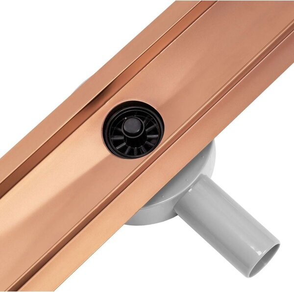 Rea Neo Pro, odtokový sprchový žľab 80 cm, medená matná, REA-G8022