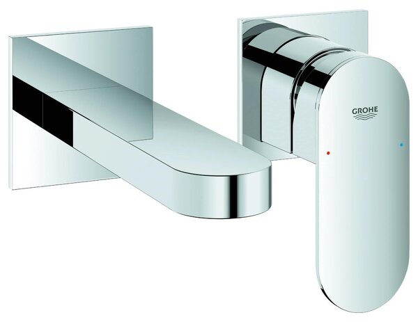 Umyvadlová batéria Grohe, Plus, nástenná montáž, výtok 147 mm, chróm, 1 ks