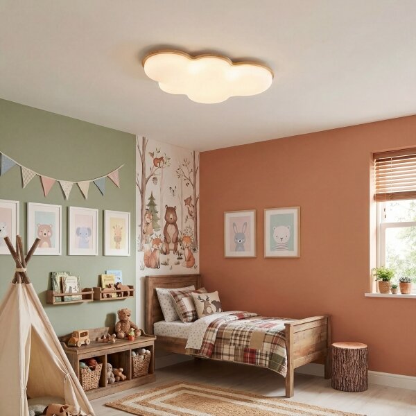 Brilagi - LED detské stropné svietidlo CLOUD LED/54W/230V biele