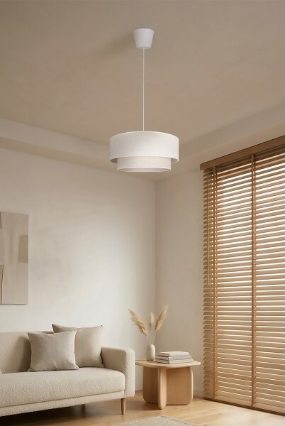 Brilagi - LED luster BOHO ECO na lane 1xE27/10W/230V pr. 40 cm krémový