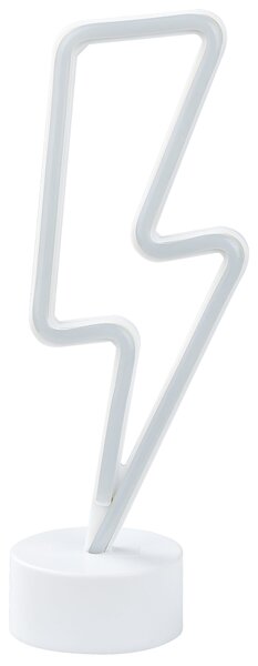 Súprava 3 neónových LED dekorácií viacfarebná PVC materiál dekoratívne svietidlo na batérie