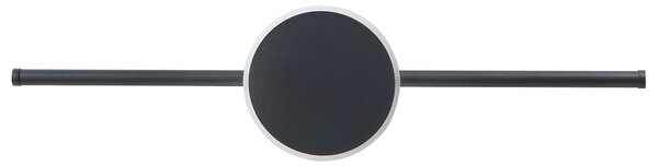 Obrazové a zrkadlové LED svietidlo čierne kov akryl kúpeľňa zrkadlová lampa moderný dizajn