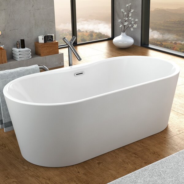 Kolpasan voľne stojaca vaňa COMODO-FS - farba: biela, rozmer: 185x90 cm