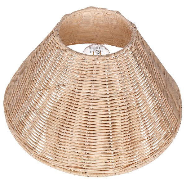 Stolná lampa prírodná ratanová s tienidlom nočné svietidlo boho dizajn spálňa obývacia izba