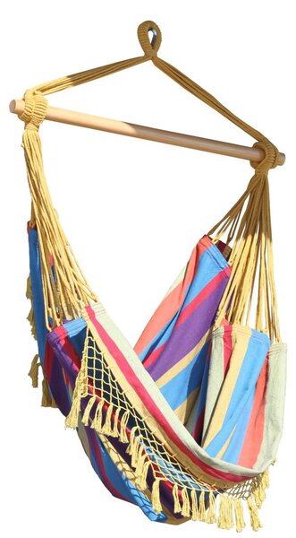 Vivere Brazilian, Visiaca hojdacia sieť, 113 kg, 1 osôb, Bavlna, Viacfarebný, 609,6 mm