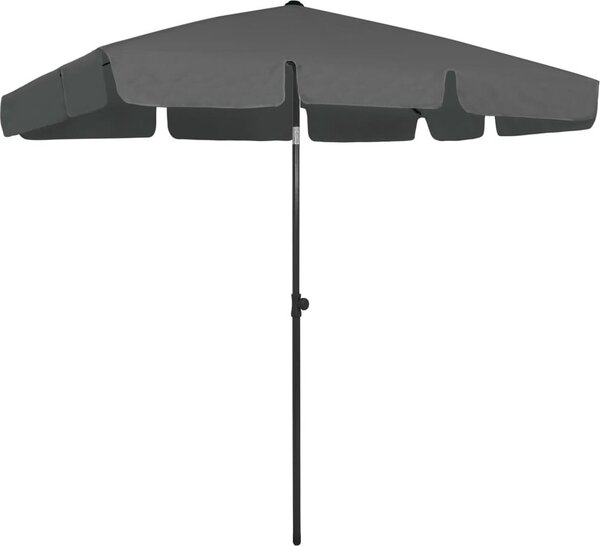 Maison Exclusive - Plážový slnečník, antracitový 200x125 cm