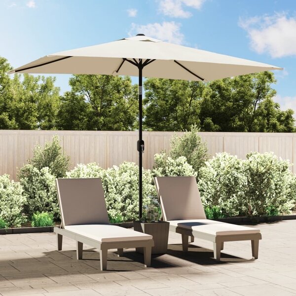 Maison Exclusive - Slnečník 200x300 cm pieskovo biely obdĺžnikový