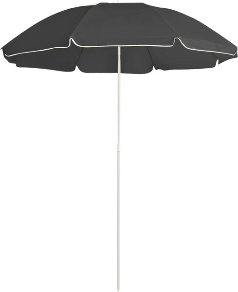 Maison Exclusive – slnečník s oceľovou tyčou, antracitová farba, 180 cm