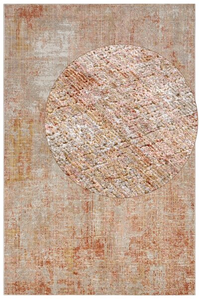 Hanse Home , Kusový koberec Cairo 105585 Gizeh Cream Red – na von aj na doma, 160x235, oranžová, chodba / predsieň