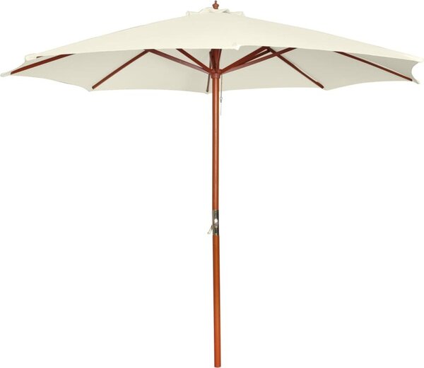 Maison Exclusive - Slnečník 300x258 cm pieskovobiely