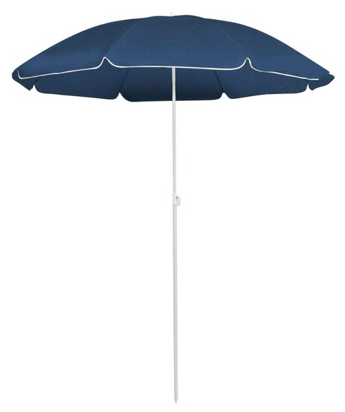 Maison Exclusive – slnečník s oceľovou tyčou, modrý, 180 cm
