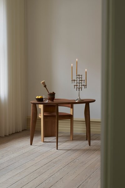Vysoká sviečka STOFF Nagel Golden Honey – set 8 ks