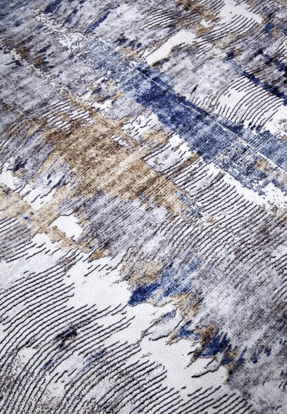 ELLE Decoration , Kusový koberec Imagination New 106035 Dark blue/Beige z kolekcie Elle, 120x160, modrá, obývacia izba