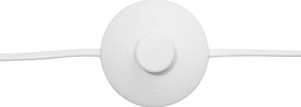 Stojaca lampa krémová biela kov polyester 164 cm 3 látkové tienidlá retro moderný štýl obývačka spálňa