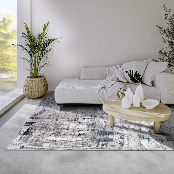 ELLE Decoration , Kusový koberec Imagination New 106038 Sapphire/Gold z kolekcie Elle, 120x160, viacfarebná, obývacia izba